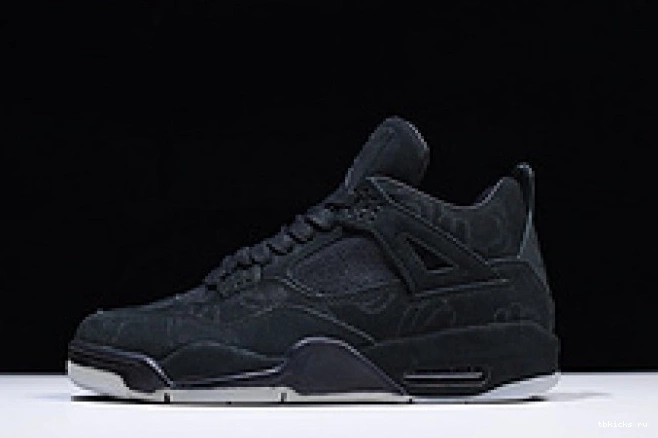 Cheap TB Nike 930155 4 001 black retro Jordan kaws Air 0717